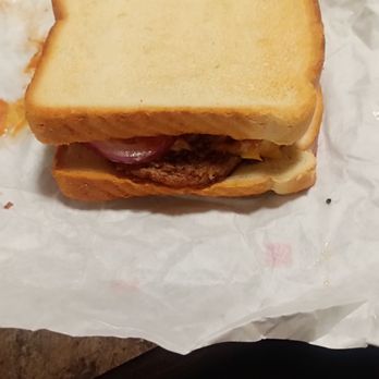 Checkers - My burger i got outside of it - Burgers Near Me - Bakersfield, California