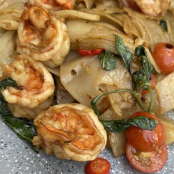 Pineapple Thai - $17 Shrimps Pad Khee Moow - Thai Near Me - Cupertino, California Pineapple Thai - $17 Shrimps Pad Khee Moow - Thai Near Me - Cupertino, California