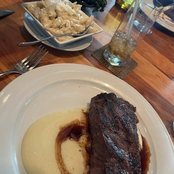 Bourbon Steak - Miami - New York Strip 14oz with Potato Purée & Black Truffle Mac & Cheese - Steakhouses Near Me - Aventura, Florida