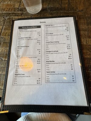 Menu photo 1 Black Shirt Brewing Denver, CO