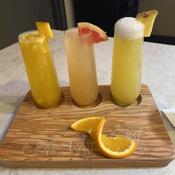 Cafe Mimosa - Mimosa sampler - Breakfast & Brunch Near Me - Petaluma, California Cafe Mimosa - Mimosa sampler - Breakfast & Brunch Near Me - Petaluma, California