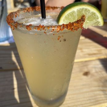 Papi's Tacos - Peach margarita w| tajin rim - Mexican Near Me - Ocean City, Maryland Papi's Tacos - Peach margarita w| tajin rim - Mexican Near Me - Ocean City, Maryland