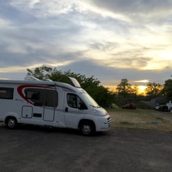 Wassersportzentrum Alte Feuerwache - Sonnenuntergang am Wassersportzentrum Alte Feuerwache Brandenburg