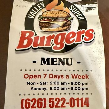 Valley Super Burger - Restaurant info. - Mexican Near Me - El Monte, California