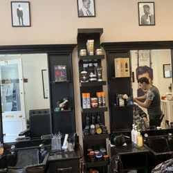 South Ken Barbers - My hubby getting great haircut and skincare too.