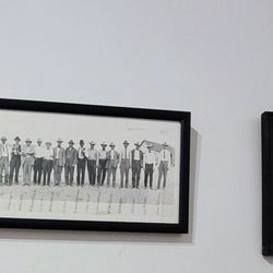 Marfa and Presidio County Museum - Apparently, one day the men in the pic on the right had nothing to wear so they wore tuxedos to work cattle.