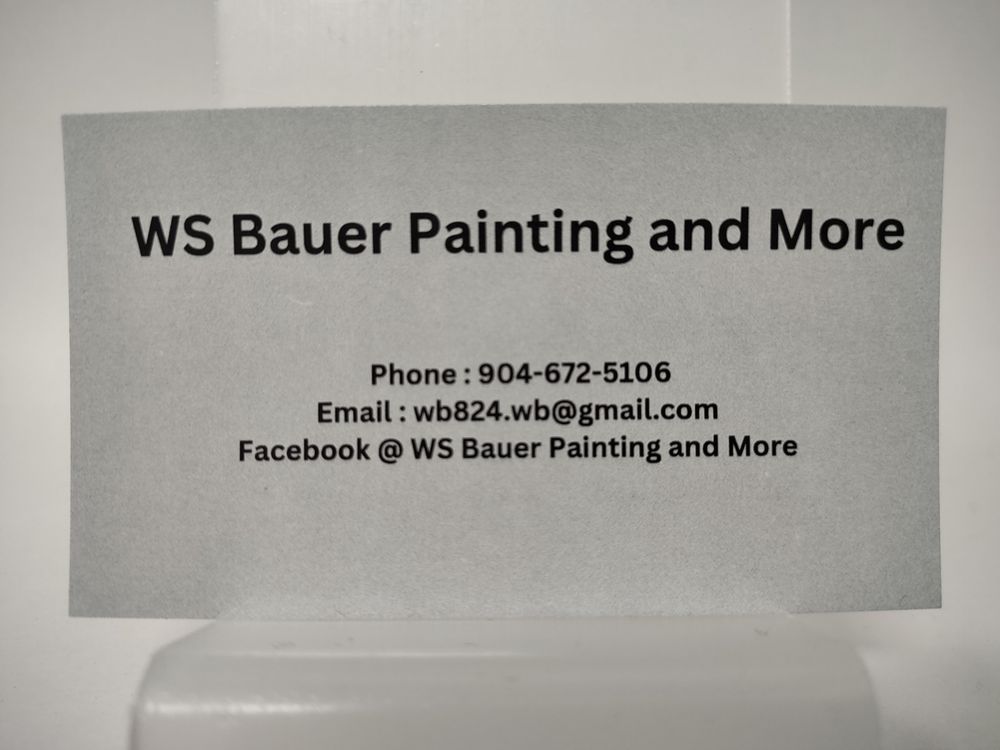 WS BAUER PAINTING AND MORE - Updated July 2026 - Request a Quote - 27 ...