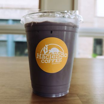 Haciendo Coffee Roasters - Iced Ube Latte - Coffee Roasteries Near Me - Taylor, Texas Haciendo Coffee Roasters - Iced Ube Latte - Coffee Roasteries Near Me - Taylor, Texas