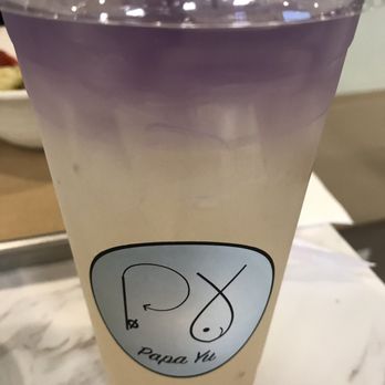 Papa Yu - Salty Lemonade. Color comes from some tea they added. - Poke Near Me - Houston, Texas