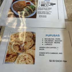 Tacos Y Más - Menu items