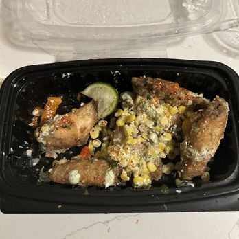 Redbird Scratch Kitchen + Bar - Elite wings.  Ordered extra crispy.  And all drums.  Did not come this way but the wings did taste good. - Chicken Wings Near Me - Tucson, Arizona