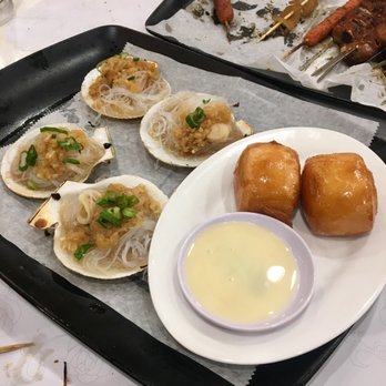 Top SF BBQ - Scallops and fried bun - Barbeque Near Me - San Francisco, California