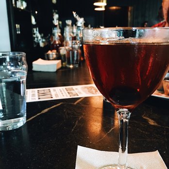 Wm Farmer & Sons - I had 4 variations of the Manhattan and the most delicious summery cucumber and salmon roe salad alongside trays of oysters. - New American Near Me - Hudson, New York