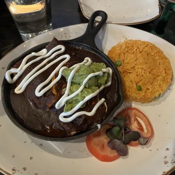 Kie-Gol-Lanee Logan Square - Enchiladas de mole (chicken filling) - Mexican Near Me - Chicago, Illinois Kie-Gol-Lanee Logan Square - Enchiladas de mole (chicken filling) - Mexican Near Me - Chicago, Illinois
