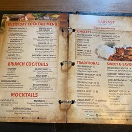 Menu -- drinks and breakfast items -- 12/2025