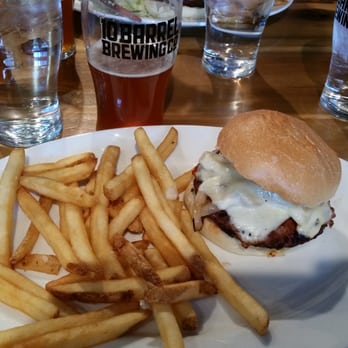 10 Barrel Brewing - Bratwurst burger and fries - Breweries Near Me - Boise, Idaho 10 Barrel Brewing - Bratwurst burger and fries - Breweries Near Me - Boise, Idaho