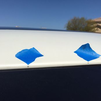 Premiere Auto Glass - Chipped paint during install.  I'll fix my self at this point. - Auto Glass Services Near Me - Mesa, Arizona