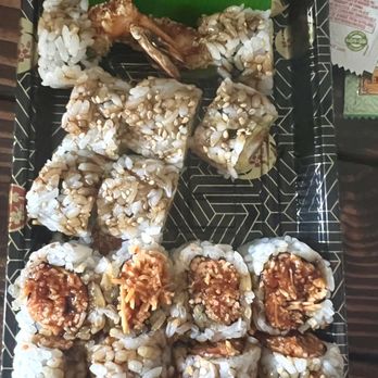 Asian Fusion - Shrimp Tempura Roll Spicy Crab Crunch Roll - Asian Fusion Near Me - Kennesaw, Georgia