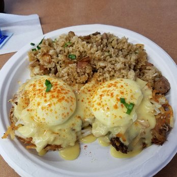 Button Up Cafe - kalua eggs benidect! the food is so good! good portion.. - Breakfast & Brunch Near Me - Pearl City, Hawaii Button Up Cafe - kalua eggs benidect! the food is so good! good portion.. - Breakfast & Brunch Near Me - Pearl City, Hawaii