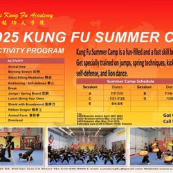 Sun's Kung Fu Academy - Summer camp