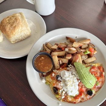 Fresno Country Cafe - Spanish omelette with biscuit. - Breakfast & Brunch Near Me - Fresno, California Fresno Country Cafe - Spanish omelette with biscuit. - Breakfast & Brunch Near Me - Fresno, California