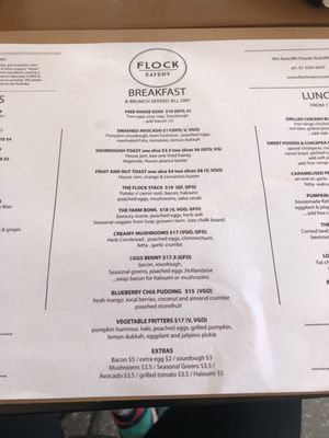 Menu photo 2 Flock Eatery Redcliffe, QLD