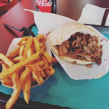 Yesh Hummus and Grill - Shawarma on Pita - Kosher Near Me - Pikesville, Maryland