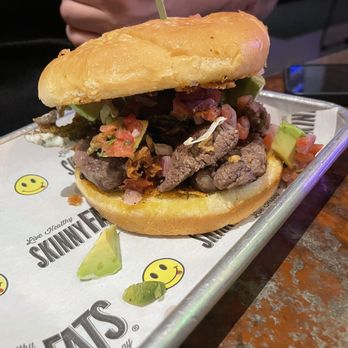 SkinnyFATS - Steak sammich spicy - New American Near Me - Las Vegas, Nevada