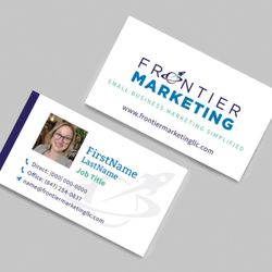 Frontier Marketing - Business Card Designed by Frontier Marketing