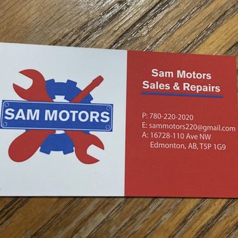 Sam Motors Sales & Repairs - Auto Repair Near Me - Edmonton, Alberta Sam Motors Sales & Repairs - Auto Repair Near Me - Edmonton, Alberta