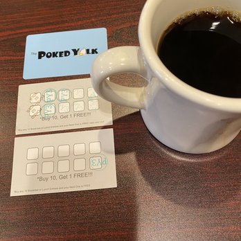 The Poked Yolk - We come well prepared with Loyalty cards and a Christmas gift card! - Breakfast & Brunch Near Me - East Aurora, New York The Poked Yolk - We come well prepared with Loyalty cards and a Christmas gift card! - Breakfast & Brunch Near Me - East Aurora, New York