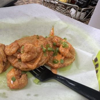 Doc's Oyster Bar - Fried green tomatoes with shrimp - Dive Bars Near Me - Valparaiso, Florida Doc's Oyster Bar - Fried green tomatoes with shrimp - Dive Bars Near Me - Valparaiso, Florida