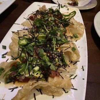 Yard House - Poke Nachos       (Ask for a side order of wonton chips). And if you don't like jalepenos on it, be sure to pick them off.) - New American Near Me - Phoenix, Arizona