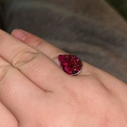The Divine Bubble Metaphysical Boutique & Healing Center - My ruby ring