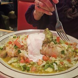 Deluxe burrito- huge and delicious! Deluxe burrito- huge and delicious!