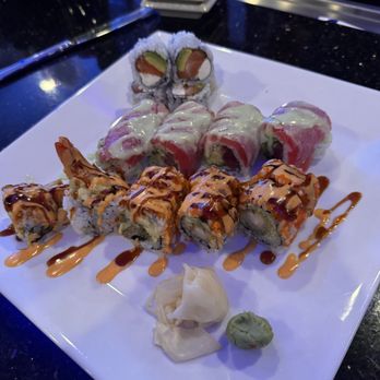 Sushi Time - Crazy maki roll (fav) forget names of other two still so good! - Japanese Near Me - Plaistow, New Hampshire