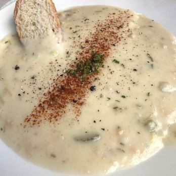 Sandbar & Grill - New England Clam Chowder - Seafood Near Me - Monterey, California Sandbar & Grill - New England Clam Chowder - Seafood Near Me - Monterey, California