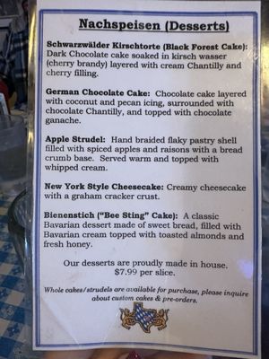Menu photo 1 Walburg German Restaurant Walburg, TX Menu photo 1 Walburg German Restaurant Walburg, TX