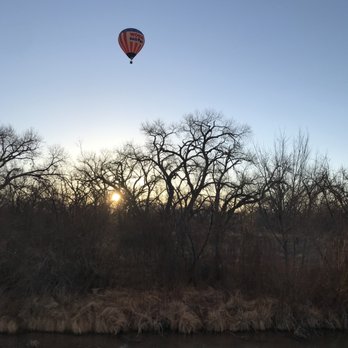 World Balloon - Still on our way down to skim the water - Hot Air Balloons Near Me - Albuquerque, New Mexico
