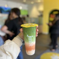 Junbi Matcha & Tea - Cold Guava Matcha Latte