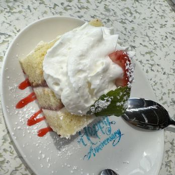 C Level - Cute slice of complementary cake - New American Near Me - San Diego, California C Level - Cute slice of complementary cake - New American Near Me - San Diego, California