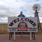 Photo of Midpoint Cafe And Gift Shop - Adrian, TX, United States. Across the street