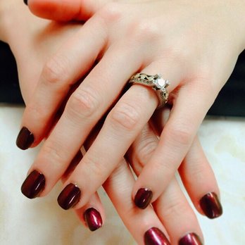 Pro Nails & Spa - Aora Chrome in Redskins colors (we'll sort of) - Nail Salons Near Me - Hampton, Virginia Pro Nails & Spa - Aora Chrome in Redskins colors (we'll sort of) - Nail Salons Near Me - Hampton, Virginia