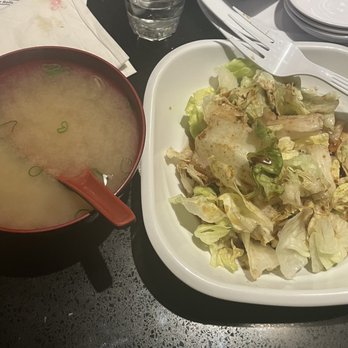 Yatai Sushi - Miso soup and salad - Sushi Bars Near Me - Rancho Cucamonga, California Yatai Sushi - Miso soup and salad - Sushi Bars Near Me - Rancho Cucamonga, California