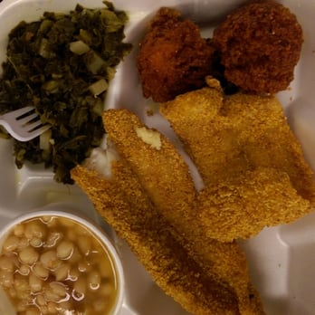 Norma's Cafe - Fried catfish, greens, navy beans.. ALL EXCELLENT! - Southern Near Me - Dallas, Texas Norma's Cafe - Fried catfish, greens, navy beans.. ALL EXCELLENT! - Southern Near Me - Dallas, Texas