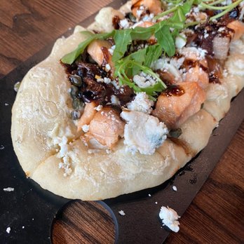 Nic & Norman's - Salmon flatbread - American Near Me - Lexington, Kentucky Nic & Norman's - Salmon flatbread - American Near Me - Lexington, Kentucky