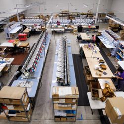 Seen Merch - embroidery department 
photo by Chris Mullins