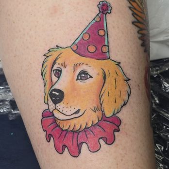 Juniper Moon Tattoo - Rissa Inks Party Pup - Tattoo Near Me - Twain Harte, California Juniper Moon Tattoo - Rissa Inks Party Pup - Tattoo Near Me - Twain Harte, California