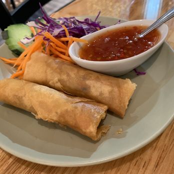Basil & Co - Crispy Vegetarian Egg Rolls (2) - Thai Near Me - Diamond Bar, California Basil & Co - Crispy Vegetarian Egg Rolls (2) - Thai Near Me - Diamond Bar, California