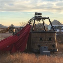 Destination Balloon Rides - Hot Air Balloon setup gets the excitement started!!